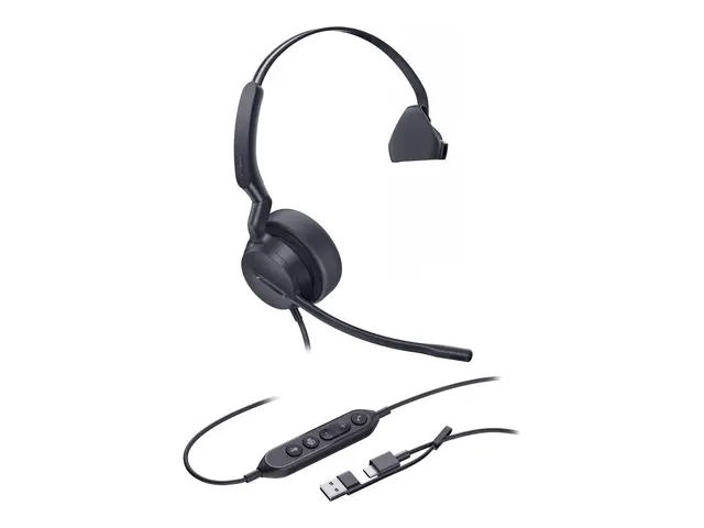 Yealink UH42 Mono - Hodesett - on-ear - kablet - USB-C, USB-A