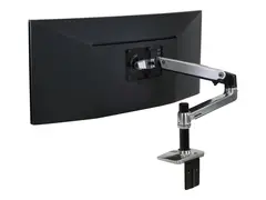 Ergotron LX - Monteringssett (leddarm, skrivebordsklemmemontering, utvidelsesadapter, maljemonteringsfot, 7&quot;-stang) for LCD-skjerm - polert aluminium - skjermst&#248;rrelse: inntil 34&quot;
