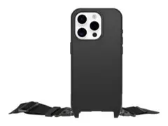 OtterBox React Series - Baksidedeksel for mobiltelefon halskjede - MagSafe-samsvar - svart - for Apple iPhone 16 Pro Max