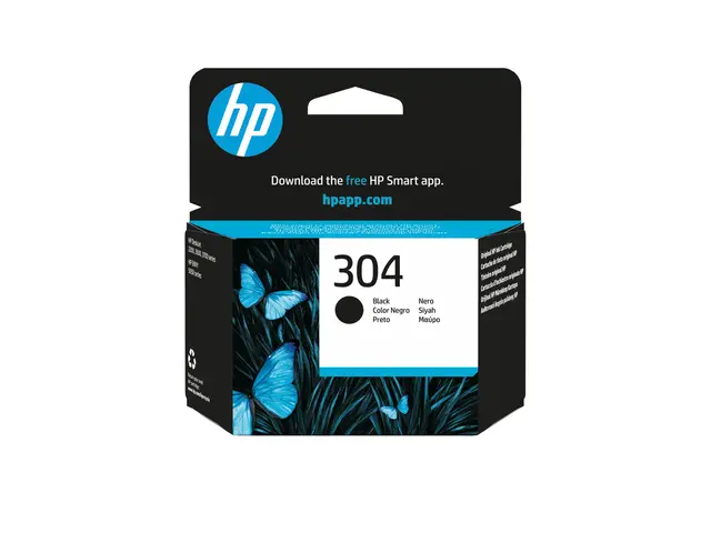 HP 304 - Svart - original - blekkpatron - for AMP 130; Deskjet 26X...