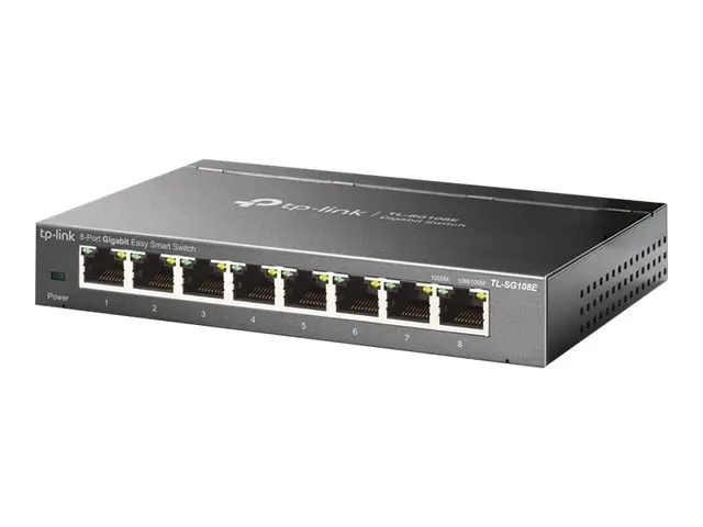 TP-Link JetStream TL-SG108E Easy Smart Switch - Styrt 8 x 10/100/1...