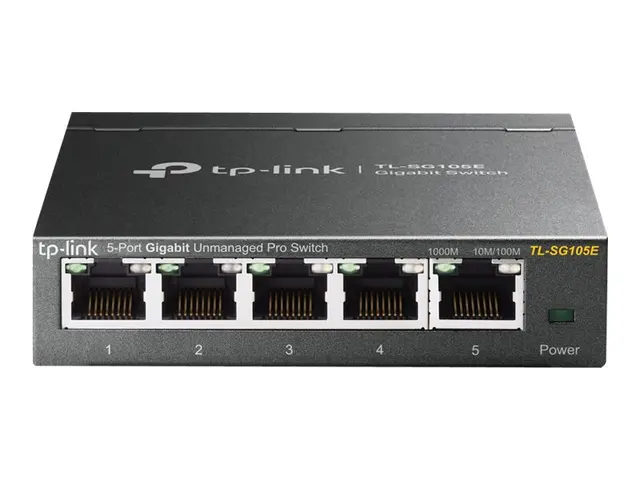 TP-Link Easy Smart TL-SG105E - Switch - 5 x 10/100/1000 - stasjonær