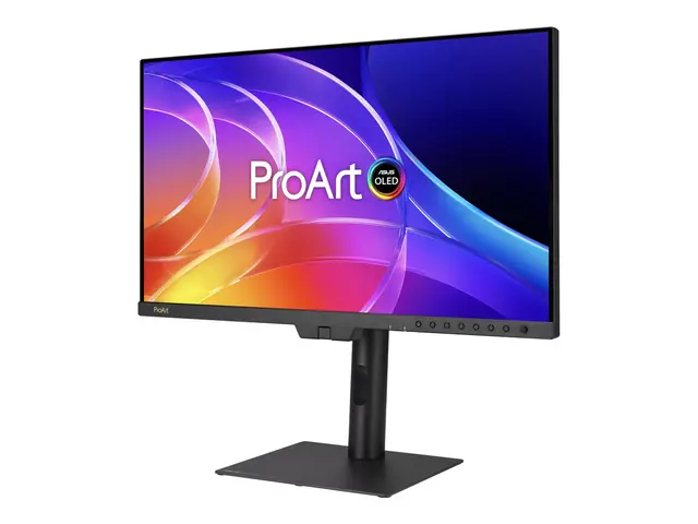 ASUS ProArt PA32USD - OLED-skjerm - 32" (31.5" synlig) 3840 x 2160 4K UHD (2160p) @ 240 Hz - 1000 cd/m² - 1500000:1 - DisplayHDR 400 True Black - 0.1 ms - 2xThunderbolt 4, HDMI, DisplayPort, 12G-SDI - høyttalere - svart 