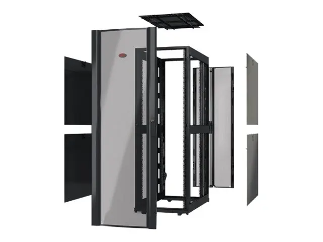 APC NetShelter SX Deep Enclosure Without Doors - Rack - svart - 42...