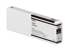Epson T55K7 - 700 ml - lys svart - original blekkpatron - for SureColor SC-P6000, SC-P7000, SC-P7000V, SC-P8000, SC-P9000, SC-P9000V