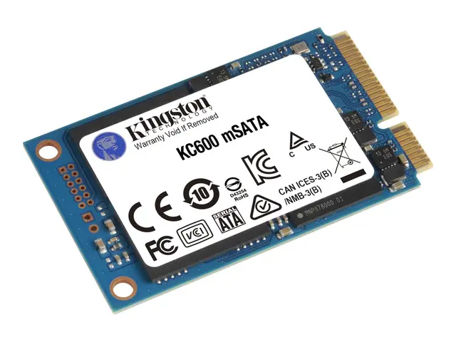 Kingston KC600 - SSD kryptert 512 GB intern mSATA SATA 6Gb/s 256-b...