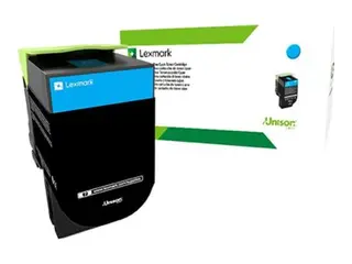 Lexmark 702CE - Cyan - original - tonerpatron LCCP, LRP, Lexmark Corporate for Lexmark CS310dn, CS310n, CS410dn, CS410dtn, CS410n, CS510de, CS510dte