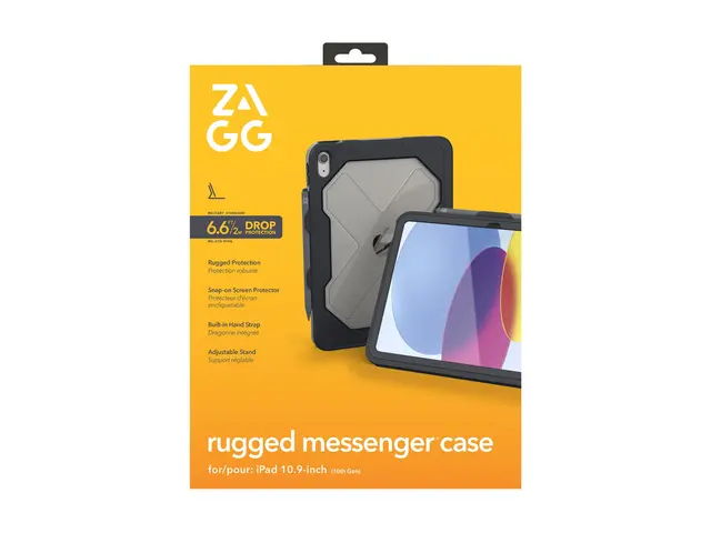 ZAGG Rugged Messenger - Beskyttelsesboks for nettbrett robust poly...