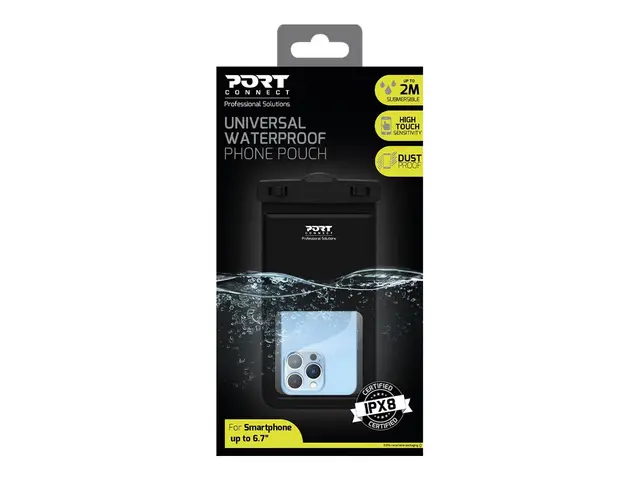 PORT Connect - Beskyttende vanntett eske for mobiltelefon akryloni...