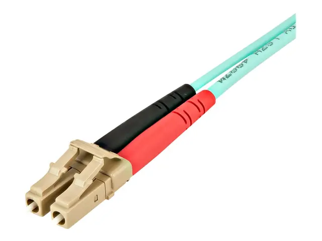 StarTech.com Aqua OM4 Duplex Multimode Fiber - 16 ft / 5m 100 Gb 5...