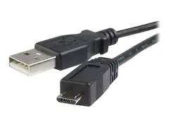StarTech.com 3m Micro USB Cable M/M USB A to Micro B USB-kabel - USB (hann) til Micro-USB type B (hann) - USB 2.0 - 3 m - svart - for P/N: KITBXAVHDPEU, KITBXAVHDPUK