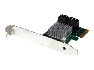 StarTech.com 4 Port PCI Express 2.0 SATA III 6Gbps RAID Controller Card with HyperDuo SSD Tiering PCIe SATA 3 Controller Adapter (PEXSAT34RH) - Diskkontroller - SATA 6Gb/s - PCIe 2.0 x2