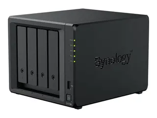 Synology Disk Station DS425+ - NAS-server 4 br&#248;nner - SATA 6Gb/s - HDD - RAID JBOD, 0, 1, 5, 6, 10 - RAM 2 GB - Gigabit Ethernet / 2.5 Gigabit Ethernet - iSCSI st&#248;tte