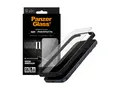 PanzerGlass Ceramic Protection II - Skjermbeskyttelse for mobiltelefon ultravid passform med EasyAligner - glass - rammefarge svart - for Apple iPhone 17 Pro, 18 Pro