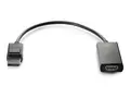 HP - Video adapter - DisplayPort hann til HDMI hunn 4K-st&#248;tte - for Elite t655; Pro t550; Workstation Z4 G5, Z6 G5