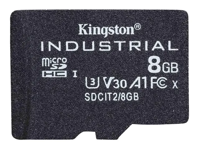 Kingston Industrial - Flashminnekort - 8 GB - A1 / Video Class V30...