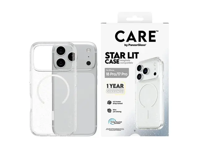 CARE by PanzerGlass Star Lit - Beskyttende deksel for mobiltelefon...