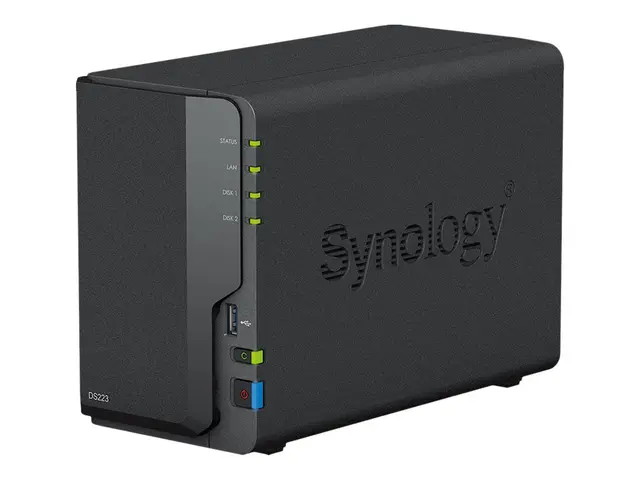 Synology Disk Station DS223 - NAS-server 2 brønner SATA 6Gb/s RAID...