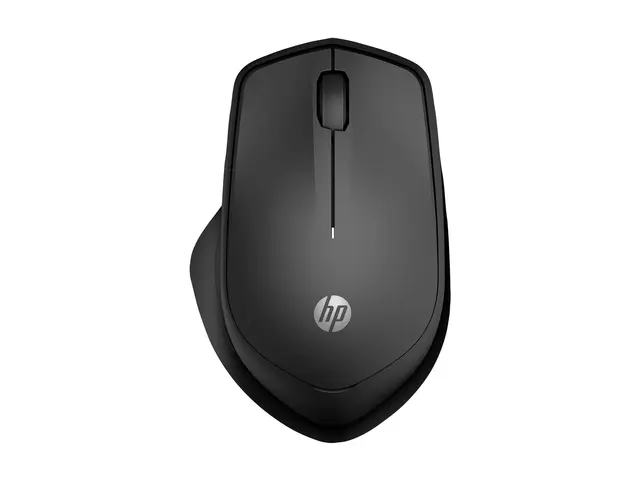 HP 285 Silent - Mus ergonomisk optisk trådløs 2.4 GHz USB mottaker
