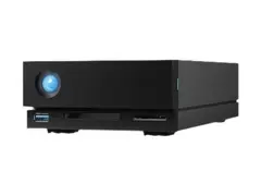 LaCie 1big Dock STHS16000800 - Harddiskarray 16 TB - 1 br&#248;nner (SATA-600) - HDD 16 TB x 1 - Thunderbolt 3, USB 3.1 (ekstern) - med 5-&#229;rs Rescue Data Recovery Service Plan