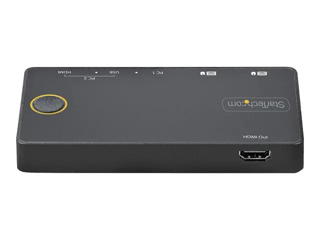 StarTech.com 2 Port Hybrid USB-A + HDMI & USB-C KVM Switch, Single...