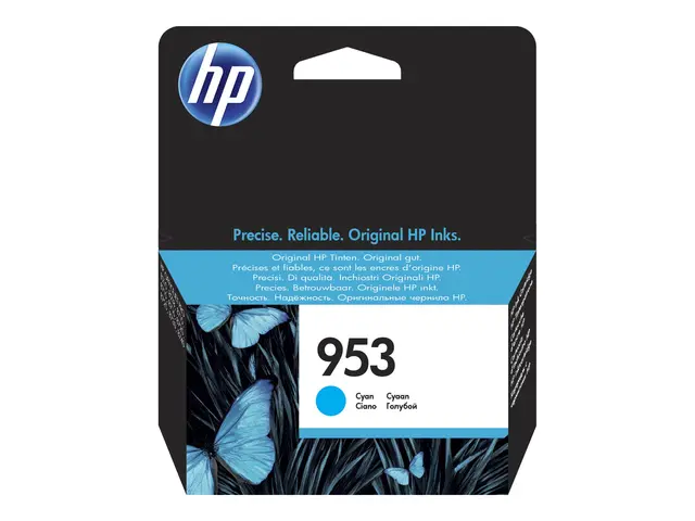 HP 953 - 9 ml cyan original blister blekkpatron for Officejet Pro ...