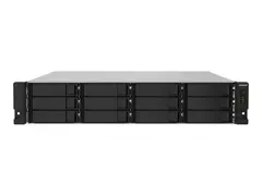 QNAP TS-1232PXU-RP - NAS-server 12 brønner - kan monteres i rack - SATA 6Gb/s - RAID 0, 1, 5, 6, 10, 50, 60, JBOD - RAM 4 GB - Gigabit Ethernet / 2.5 Gigabit Ethernet / 10 Gigabit Ethernet - iSCSI støtte - 2U