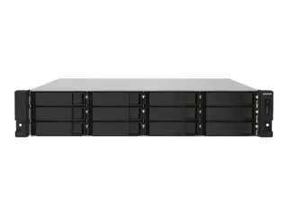 QNAP TS-1232PXU-RP - NAS-server 12 brønner - kan monteres i rack - SATA 6Gb/s - RAID 0, 1, 5, 6, 10, 50, 60, JBOD - RAM 4 GB - Gigabit Ethernet / 2.5 Gigabit Ethernet / 10 Gigabit Ethernet - iSCSI støtte - 2U