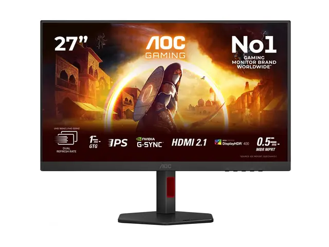 AOC Gaming U27G4R - LED-skjerm gaming 27" 3840 x 2160 4K UHD (2160...