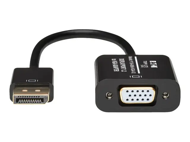 Eaton Tripp Lite Series 6in DisplayPort to VGA Adapter Active Conv...