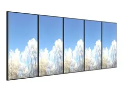 HI-ND VIDEO ROW - Monteringssett for 5x1 videovegg - portrett - skjermstørrelse: 43" - veggmonterbar