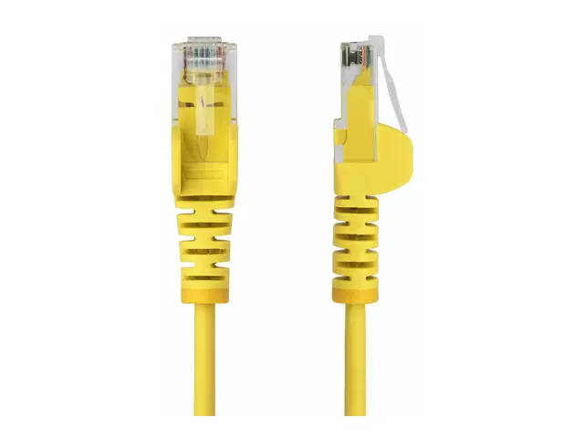 StarTech.com 2.5m Yellow Slim CAT6 Ethernet Cable, Snagless, 28AWG...