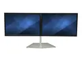 STARTECH.COM Dual-Monitor Stand - Horizontal - For up to 24inch Monitors -