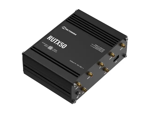 Teltonika RUTX50 - Trådløs ruter WWAN 4-portssvitsj DNP3, 1GbE, Mo...