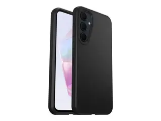 OtterBox React Series - Baksidedeksel for mobiltelefon svart - for Samsung Galaxy A35