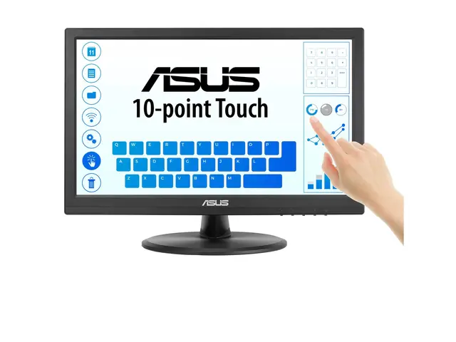 ASUS VT169HE - LED-skjerm 16" (15.6" synlig) berøringsskjerm 1920 ...