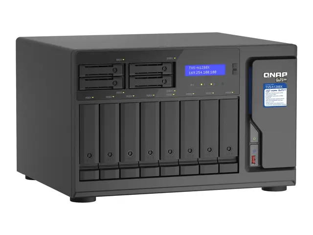 QNAP TVS-h1288X - NAS-server - 12 brønner - SATA 6Gb/s - RAID 0, 1...
