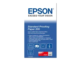 Epson Proofing Paper Standard - Rull (43,2 cm x 50 m) 1 rull(er) rettepapir for Stylus Pro 4900 Spectro_M1; SureColor P5000, SC-P10000, P20000, P5000, P6000, P7500, P9500