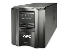 APC Smart-UPS 750VA LCD - UPS - AC 120 V 500 watt - 750 VA - enkeltfase - Ethernet, RS-232, USB - utgangskontakter: 6 - svart - APC Take-Back - med APC SmartConnect