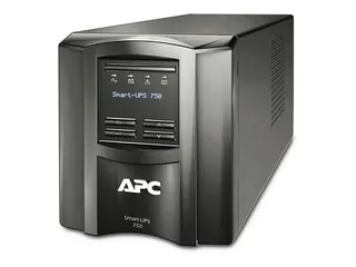 APC Smart-UPS 750VA LCD - UPS - AC 120 V 500 watt - 750 VA - enkeltfase - Ethernet, RS-232, USB - utgangskontakter: 6 - svart - APC Take-Back - med APC SmartConnect