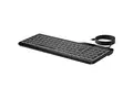 HP 405 - Tastatur - muletienhet 65% - compact - bakbelysning - USB - Pan Nordic - svart