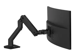 Ergotron HX - Monteringssett (leddarm, skrivebordsklemmemontering, forlengerarm, kausemontering, svingtapp) Konstant kraftteknologi - for LCD-display / bøyd LCD-display - matt svart - skjermstørrelse: up to 49"