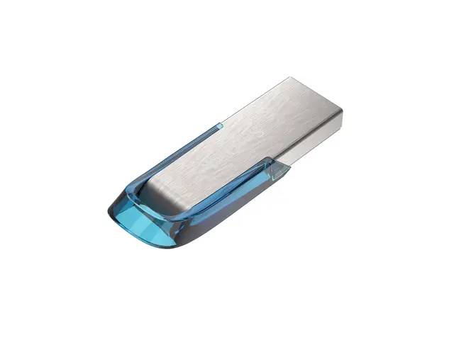 SanDisk Ultra Flair - USB-flashstasjon - 128 GB - USB 3.0 - blå