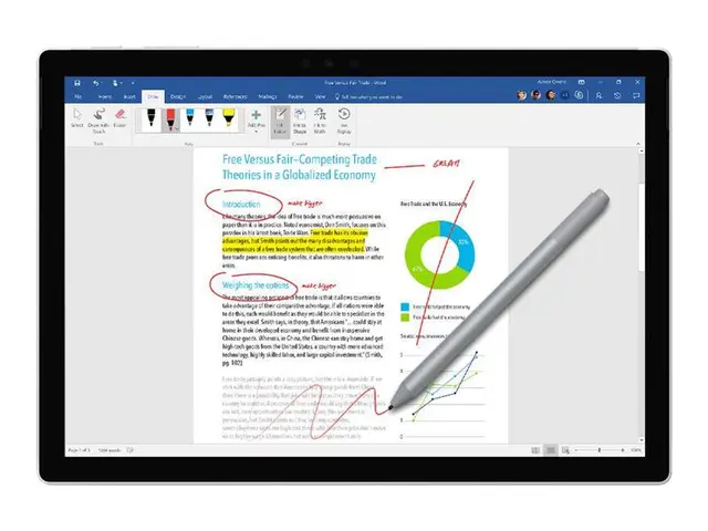 Microsoft Surface Pen M1776 - Aktiv stift 2 knapper Bluetooth 4.0 ...