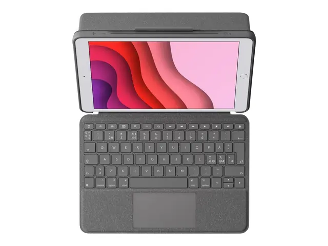Logitech Combo Touch - Tastatur og folioveske med styrepute bakgru...