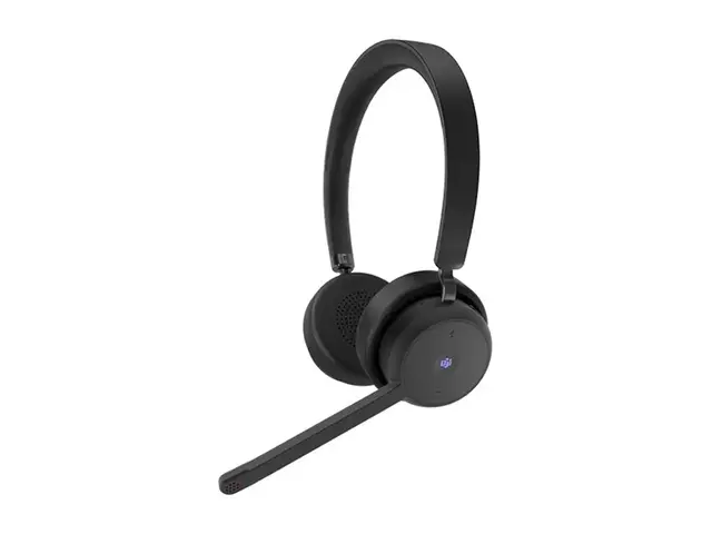Lenovo - Hodesett on-ear Bluetooth trådløs USB-A via Bluetooth-ada...