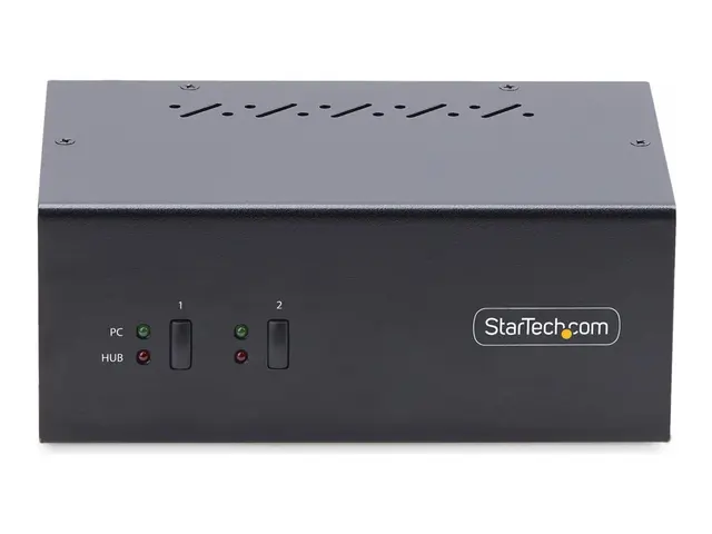 StarTech.com 2-Port Dual-Monitor DisplayPort KVM Switch, 4K 60Hz, ...