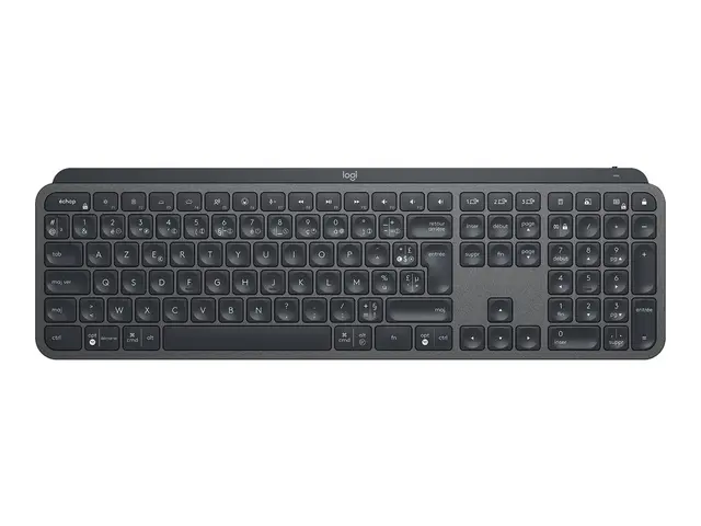 Logitech MX Keys - Tastatur bakbelysning trådløs Bluetooth AZERTY ...