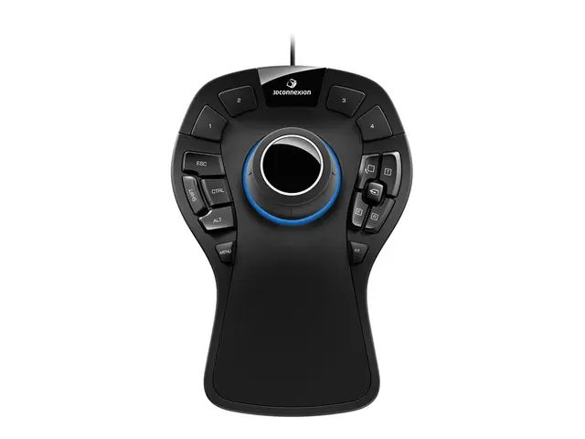 3Dconnexion SpaceMouse Pro - 3D-mus - 15 knapper - kablet