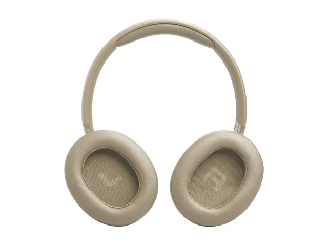 JBL TUNE 730BT - Hodetelefoner med mikrofon full størrelse - Bluetooth - trådløs - beige 
